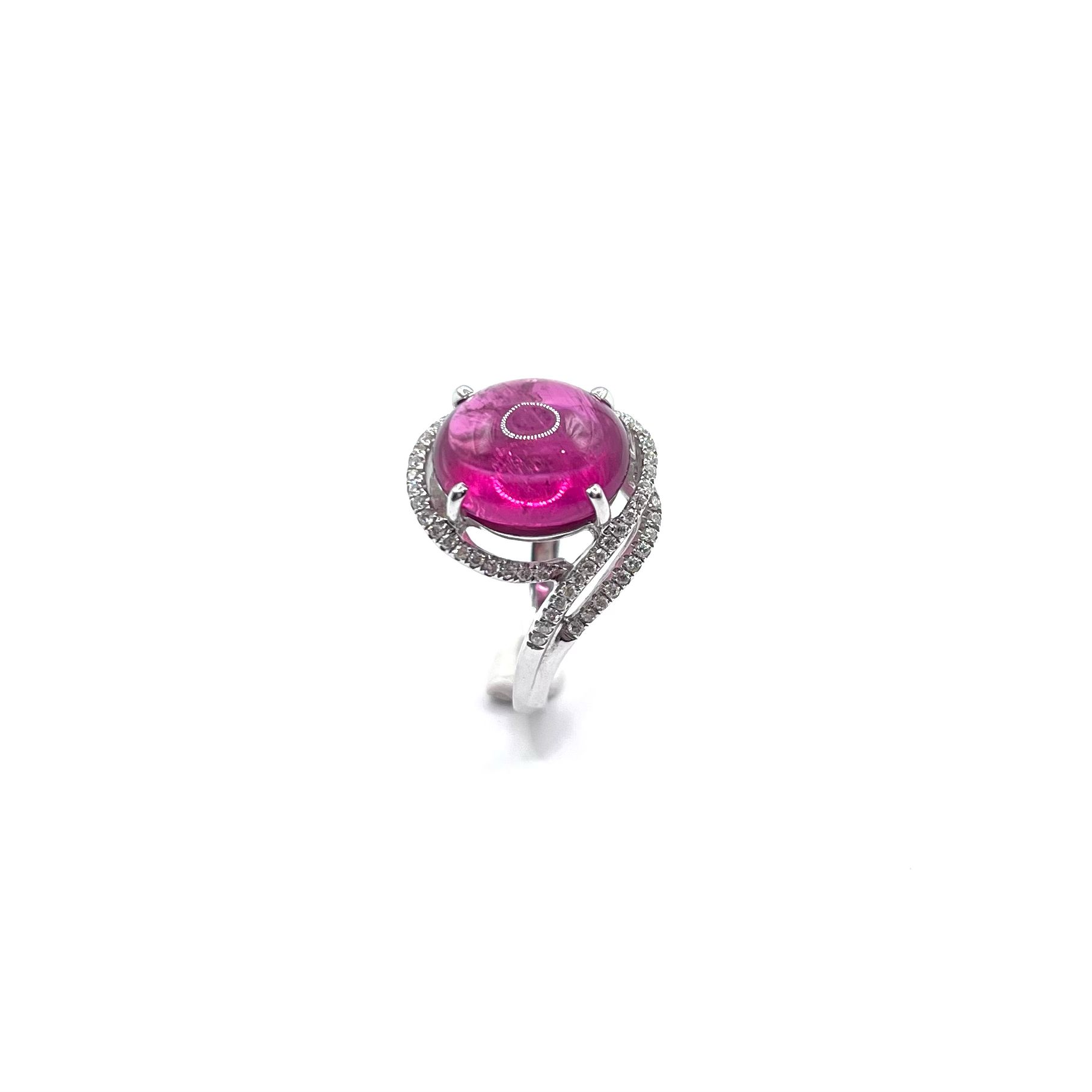 cabochon 5.52carat pink tourmaline 
