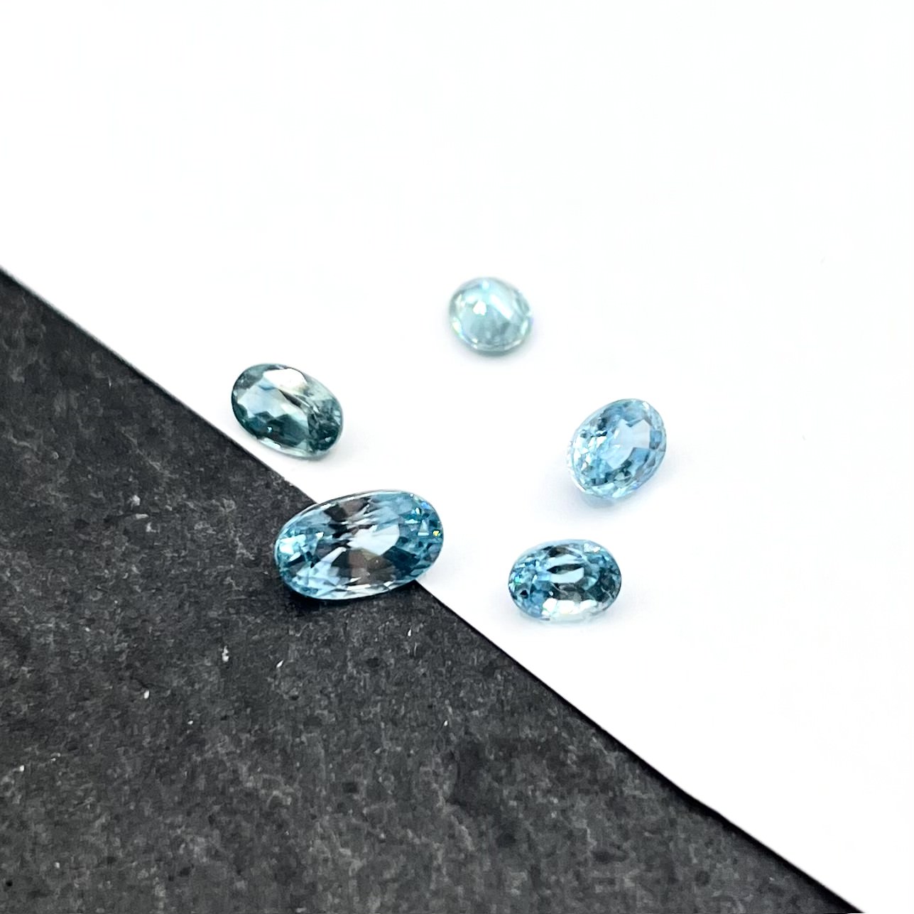 blue zircons